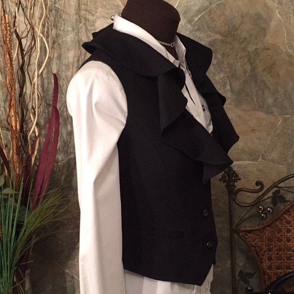 Ralph Lauren 🌹chaps stunning ruffled executive vest - Picture 9 of 12